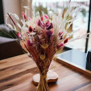 Bouquet fleurs séchées modèle CHAMPETRE PINK